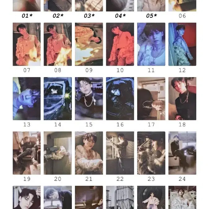 [BUNJANG] SEVENTEEN Vernon TTT Black Eye Photocard Bundle Set / 세븐틴 버논 TTT 블랙아이 트레카 26장 일괄 판매 양도