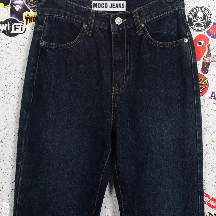[BUNJANG] Mocojins Dark Wash Denim Pants (Women&