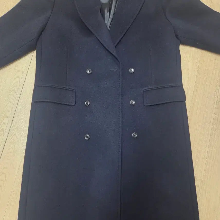 [BUNJANG] Pottery Cashmere Melton Wool Double Breasted Coat / 포터리 캐시미어 멜톤 울 더블 브레스티드 코트 2