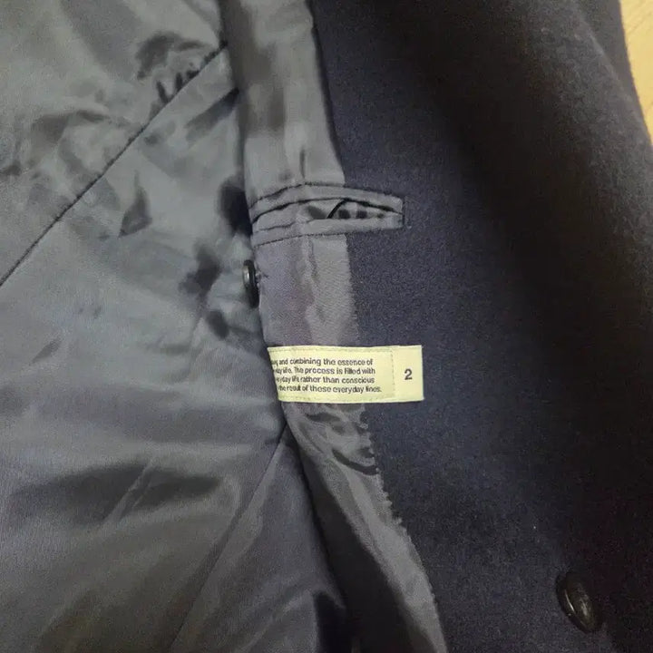[BUNJANG] Pottery Cashmere Melton Wool Double Breasted Coat / 포터리 캐시미어 멜톤 울 더블 브레스티드 코트 2
