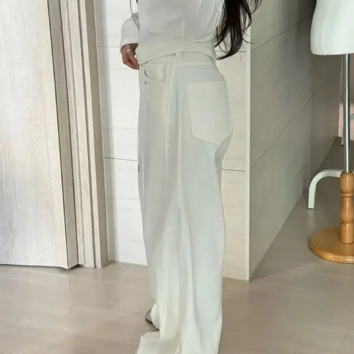 [BUNJANG] Unbranded Balloon Pants Ivory / 기모 벌룬팬츠 아이보리