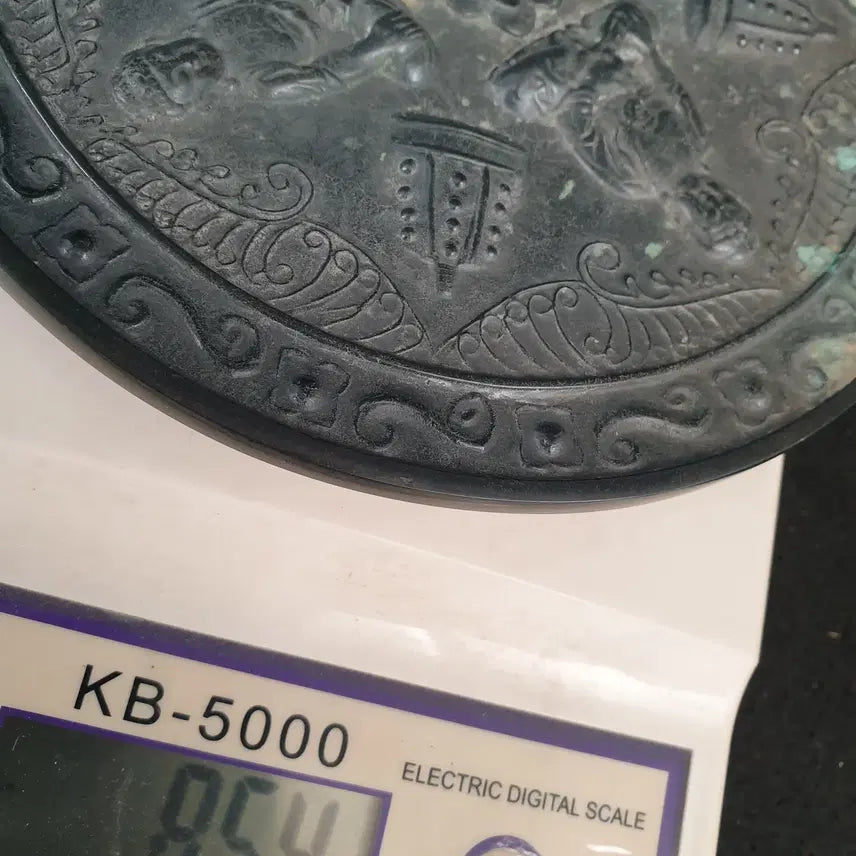 [BUNJANG] Antique Chinese Tang Dynasty Bronze Mirror / (수원만물)당나라 시기 4존불 청동 거울