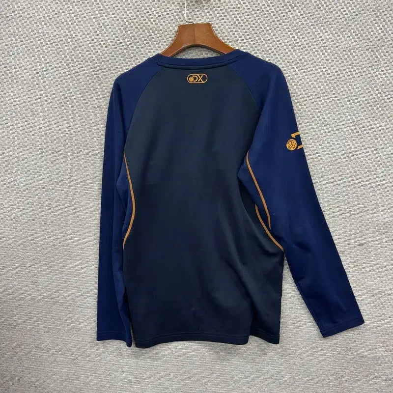 [BUNJANG] Discovery Casual Printed Logo Jersey Long Sleeve T-shirt / 디스커버리 캐주얼 프린팅로고 져지 긴팔티 95 A07777