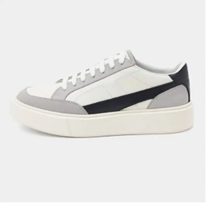 [BUNJANG] Time Homme Color Block Sneakers (22FW) - White / 타임옴므 컬러 블록 스니커즈 (22FW) 250