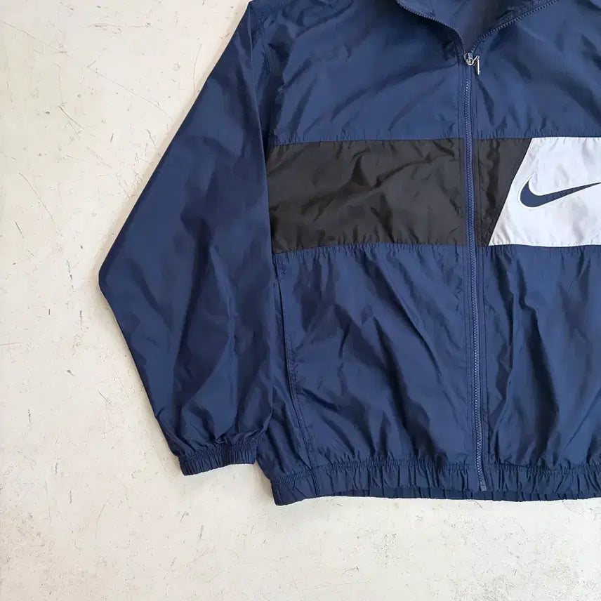 [BUNJANG] Nike Big Swoosh Track Top Jacket XL / 90s 나이키 빅 스우시 올드스쿨 트랙탑 자켓 XL