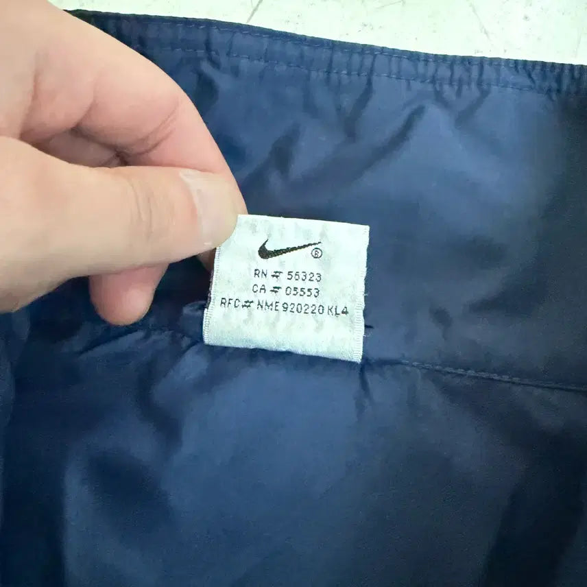 [BUNJANG] Nike Big Swoosh Track Top Jacket XL / 90s 나이키 빅 스우시 올드스쿨 트랙탑 자켓 XL