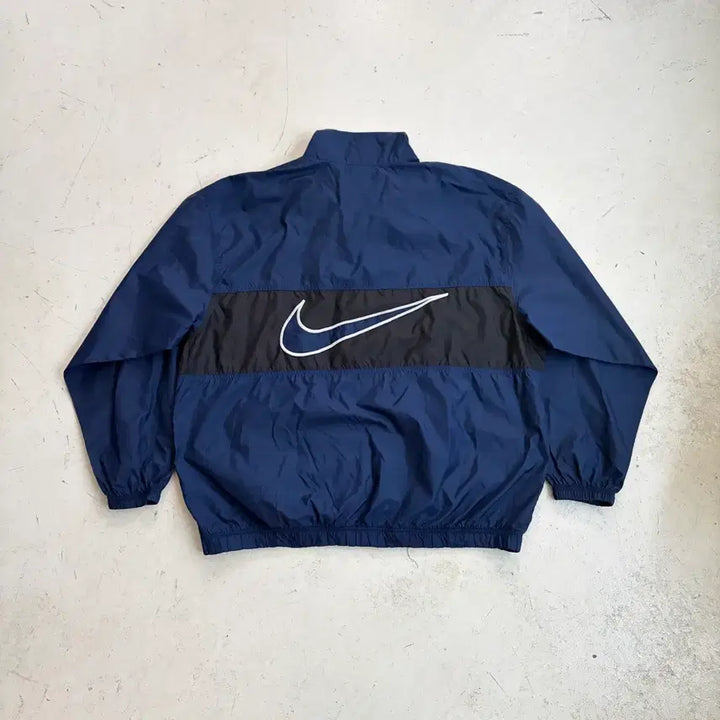 [BUNJANG] Nike Big Swoosh Track Top Jacket XL / 90s 나이키 빅 스우시 올드스쿨 트랙탑 자켓 XL