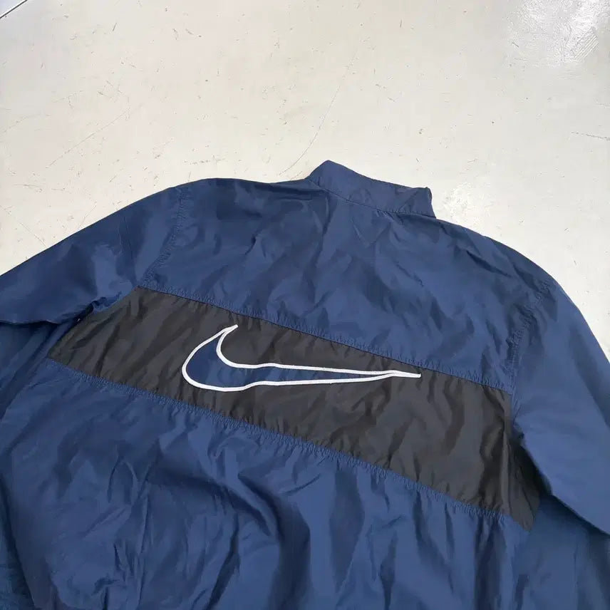 [BUNJANG] Nike Big Swoosh Track Top Jacket XL / 90s 나이키 빅 스우시 올드스쿨 트랙탑 자켓 XL