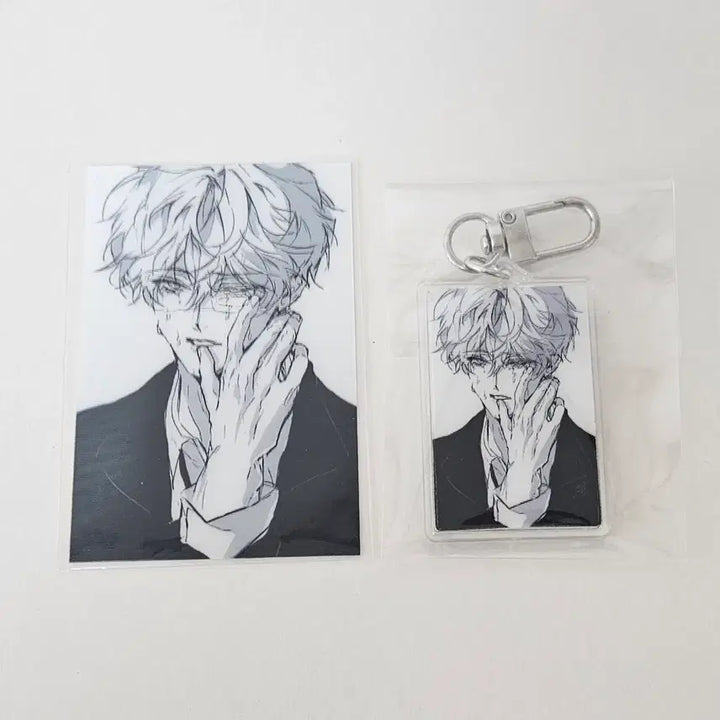 [SOLD OUT] 괴담출근 백사헌 렌티큘러 포카+키링