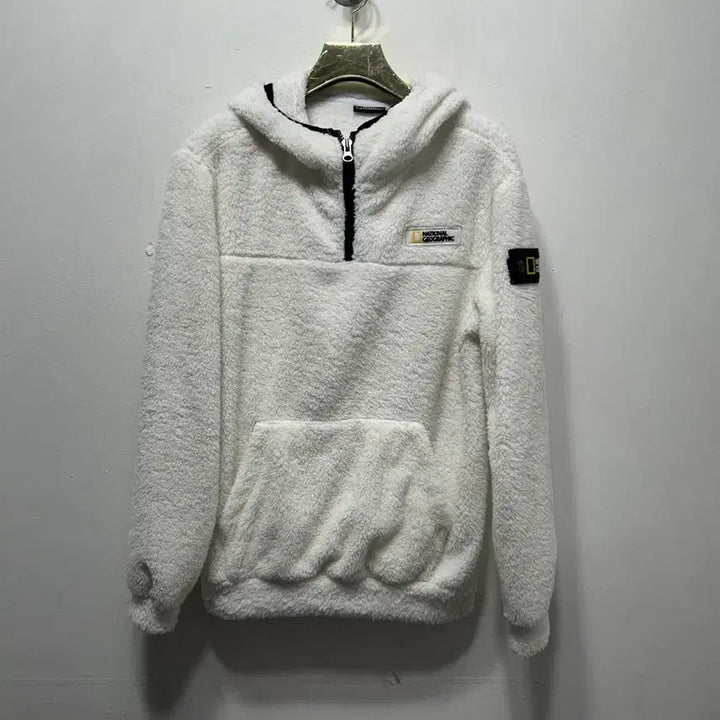 [BUNJANG] National Geographic Hooded Fleece Anorak (S) / 내셔널지오그래픽 후드 후리스 아노락 S