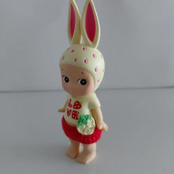 [BUNJANG] Sonny Angel Strawberry Rabbit Figure / [단순개봉]소니엔젤 스트로베리 토끼