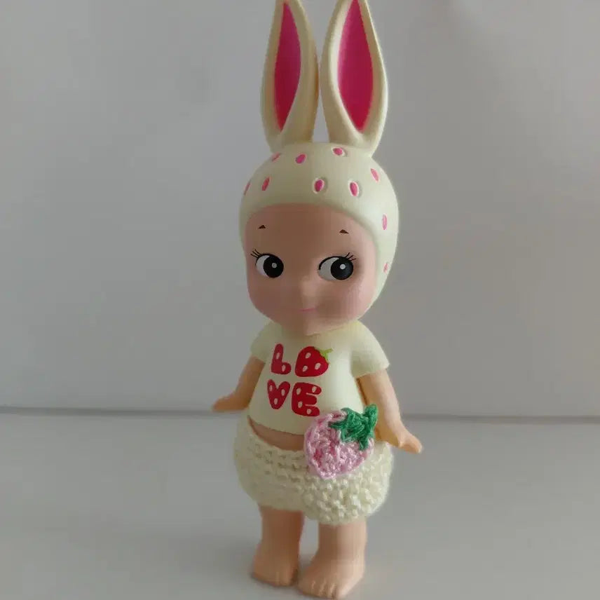 [BUNJANG] Sonny Angel Strawberry Rabbit Figure / [단순개봉]소니엔젤 스트로베리 토끼