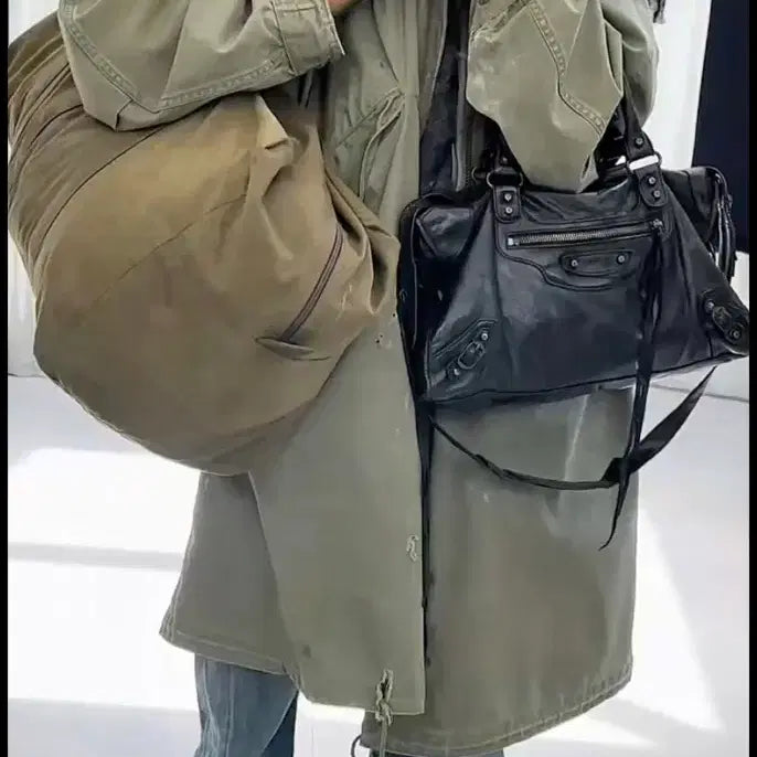 [BUNJANG] Vintage Military Boston Bag / 밀리터리 빈티지 보스턴백