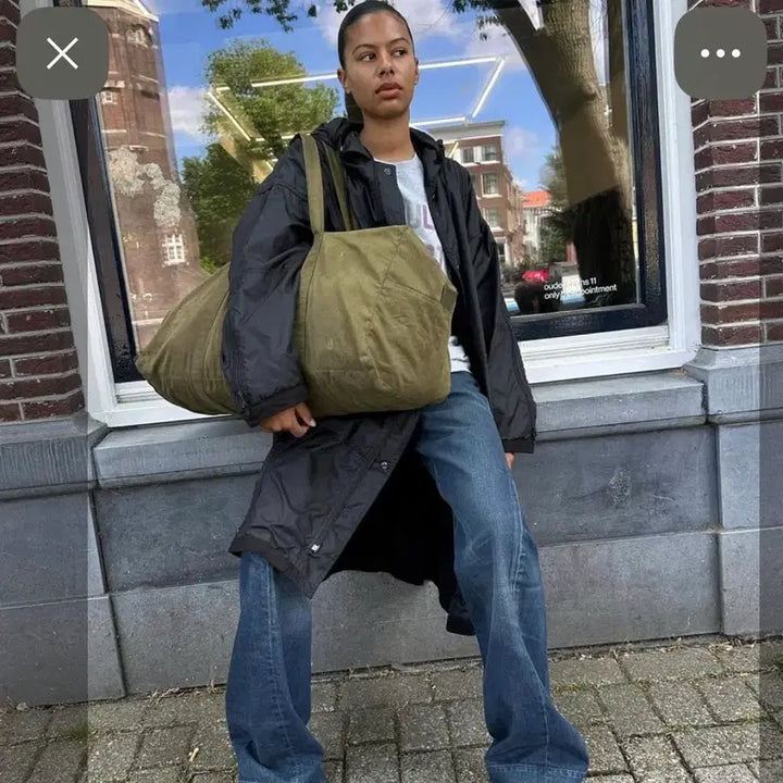 [BUNJANG] Vintage Military Boston Bag / 밀리터리 빈티지 보스턴백