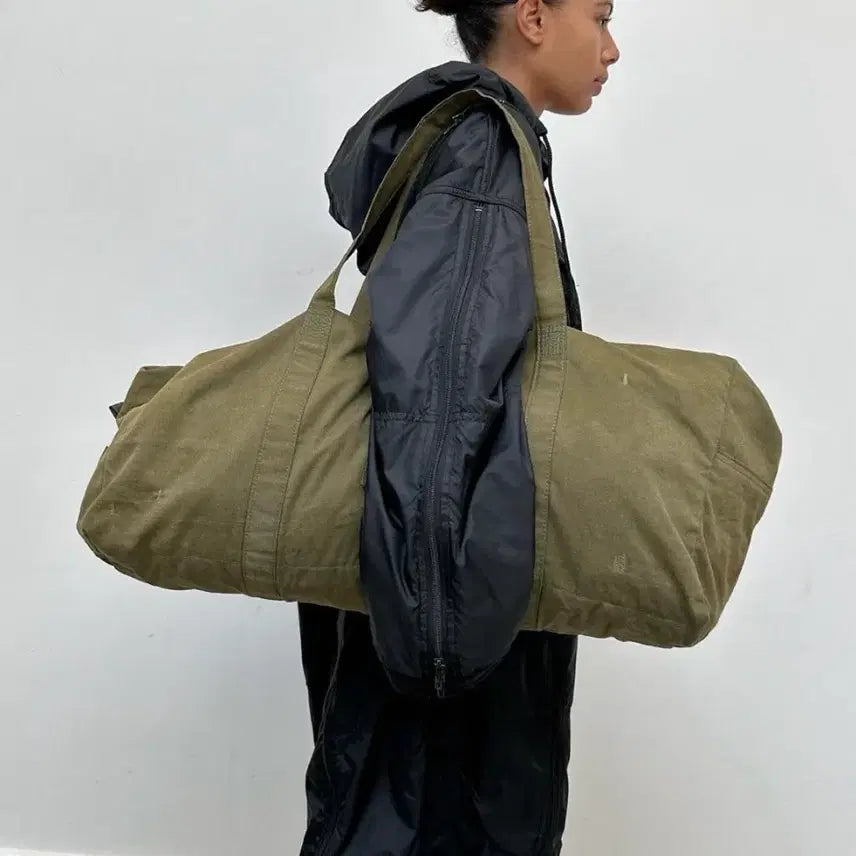 [BUNJANG] Vintage Military Boston Bag / 밀리터리 빈티지 보스턴백