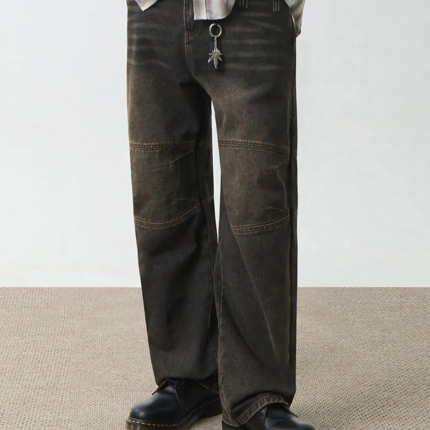[BUNJANG] Dimitri Black Biker Denim Pants Black (Sizes 30, 32, 34, 36) / 새) 디미트리블랙  바이커 데님 팬츠 블랙 30, 32, 34, 36