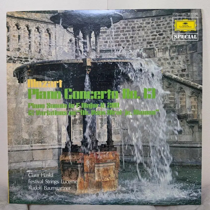 [BUNJANG] Clara Haskil Mozart Piano Concerto No. 13 &amp; Variations LP / 클라라 하스킬: 모차르트 피아노 협주곡 13번&amp; 소나타,작은별 변주곡LP