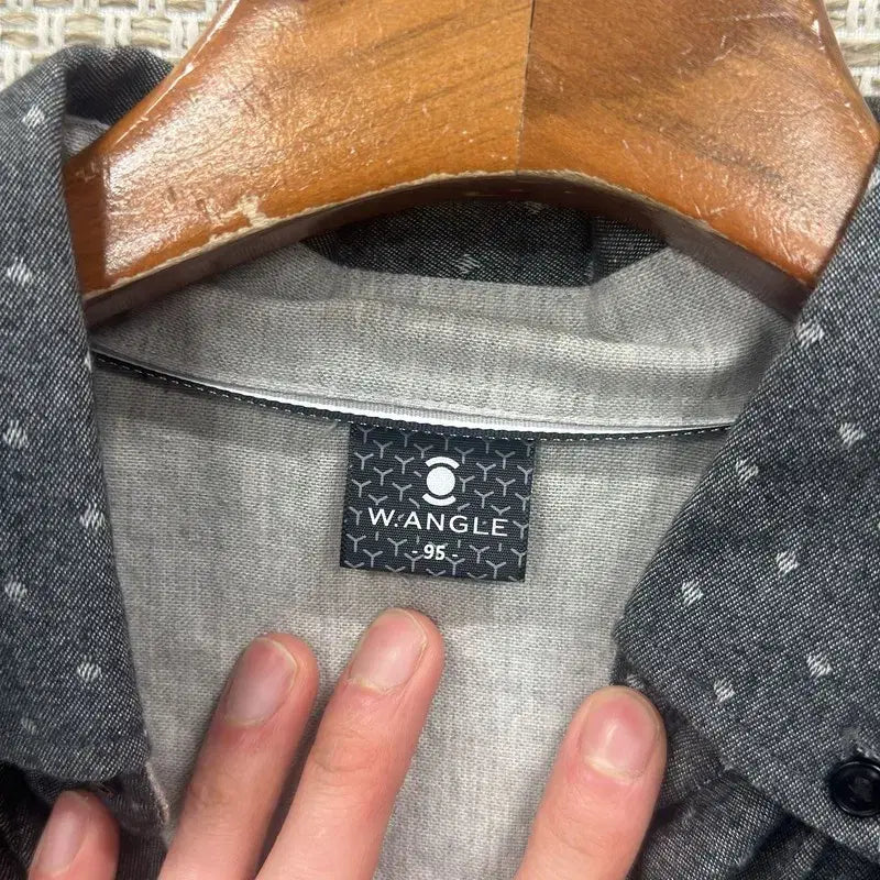 [BUNJANG] Wide Angle Golf Casual Long Sleeve Shirt / 와이드앵글 골프 캐주얼 긴팔 셔츠 95 A07781