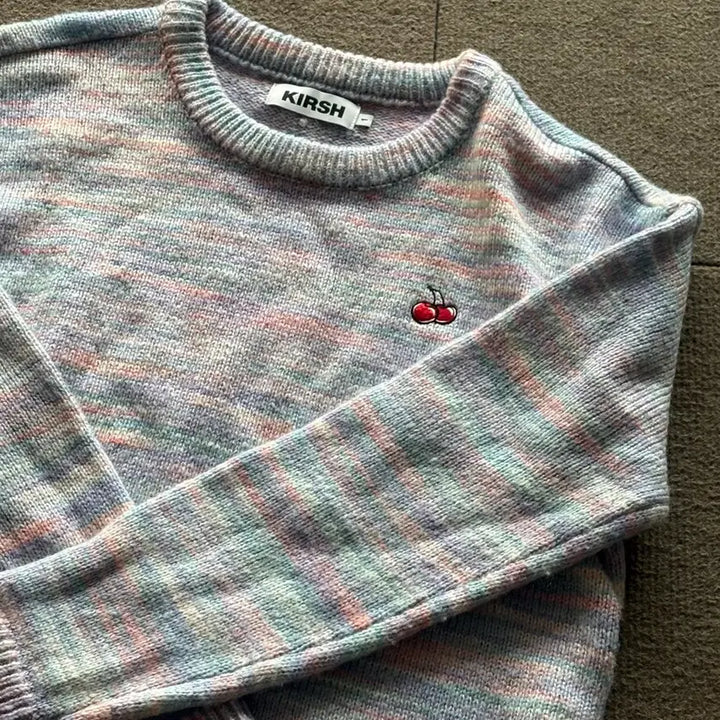 [BUNJANG] Kirsh Pastel Stripe Knit Sweater / 키르시 파스텔 스트라이프 니트