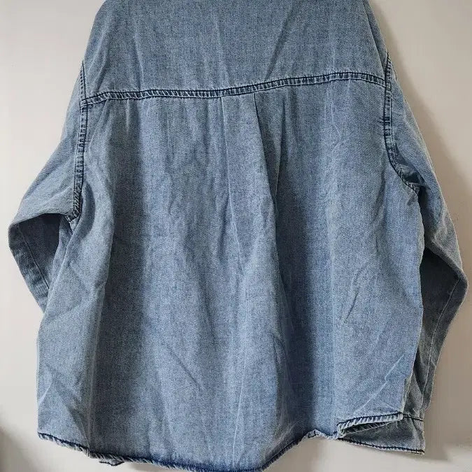 [BUNJANG] gev Denim Shirt &amp; Shorts Set / gev 데님 셔츠 + 반바지 세트 새상품