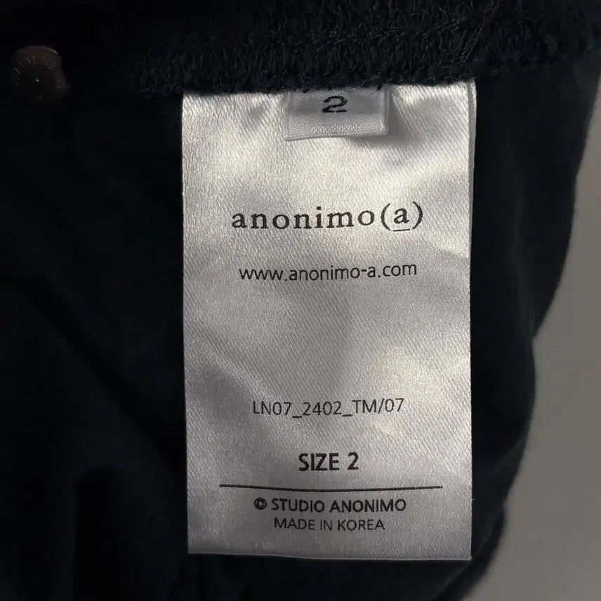 [BUNJANG] Anonimo Anonima Pants / 아노니모아노니마 팬츠