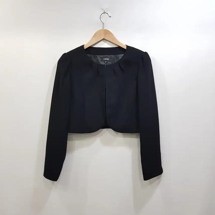 [BUNJANG] Vintage Black Long Sleeve Short Jacket (Women&