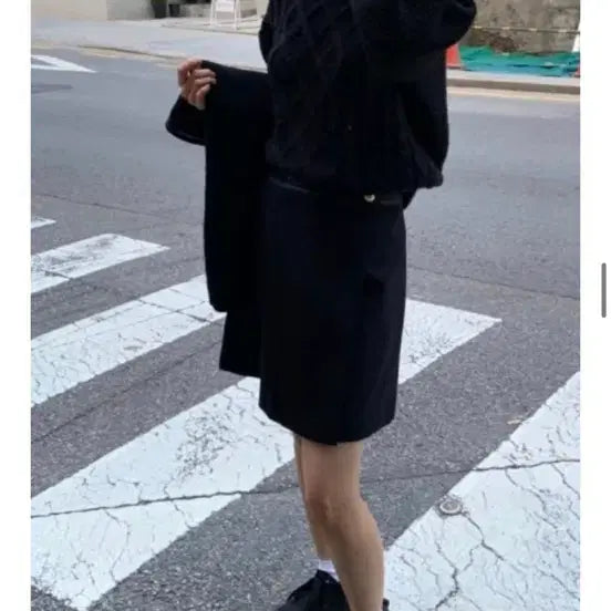 [BUNJANG] Mone Canal Black Knit / mone 모네 카날 블랙 니트 canal black knit