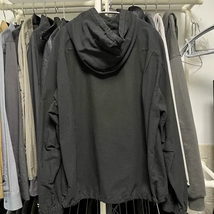 [BUNJANG] Polytelu Hoodie Used Black / [1] 폴리테루 집후디 파카 유즈드 블랙
