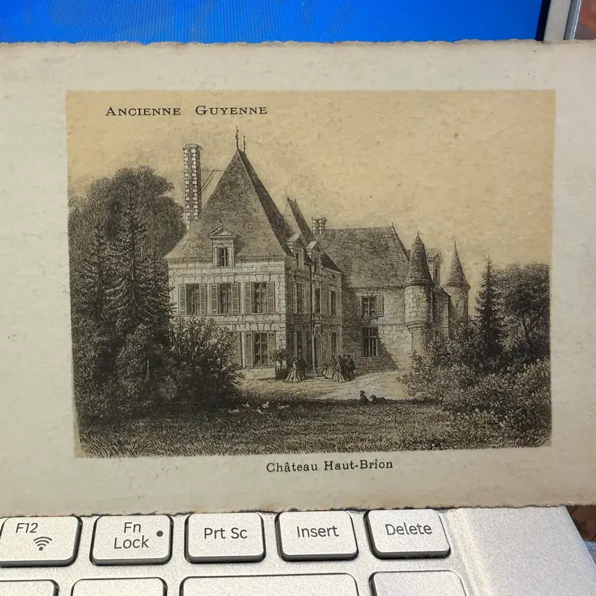 [BUNJANG] Château Haut-Brion Vintage Postcard / 1910년 - 샤토 오 브리옹 - 1855년 보르도 분류에서 1등급