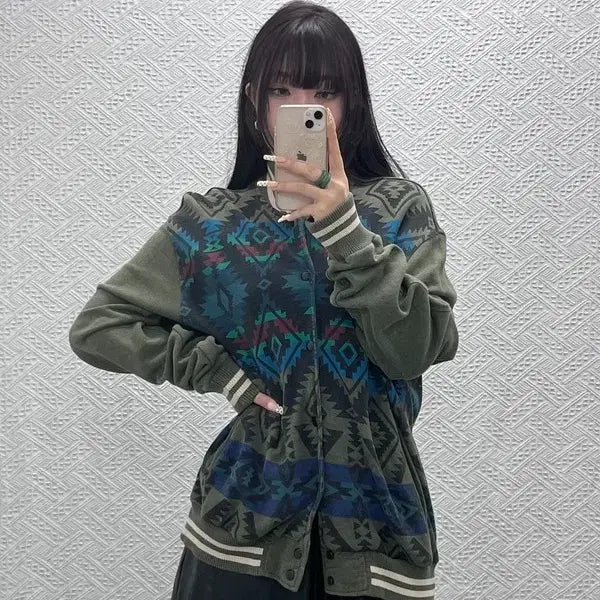 [BUNJANG] Denim &amp; Supply Ralph Lauren Ethnic Varsity Jacket XL / 데님 앤 서플라이 랄프로렌 에스닉 히피 바시티 자켓 XL C10061