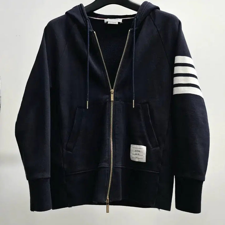 [BUNJANG] Thom Browne Gold Plated Hooded Zip-up Jacket / (S급/3 size) 톰브라운 금장 후드집업 3사이즈
