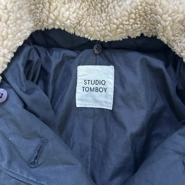 [BUNJANG] F Studio Tomboy Padded Jacket with Detachable Shearling 0317D / F 스튜디오 톰보이 패딩 양털 탈부착가능 0317D