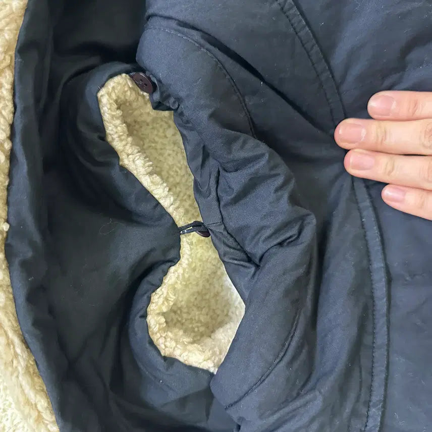 [BUNJANG] F Studio Tomboy Padded Jacket with Detachable Shearling 0317D / F 스튜디오 톰보이 패딩 양털 탈부착가능 0317D