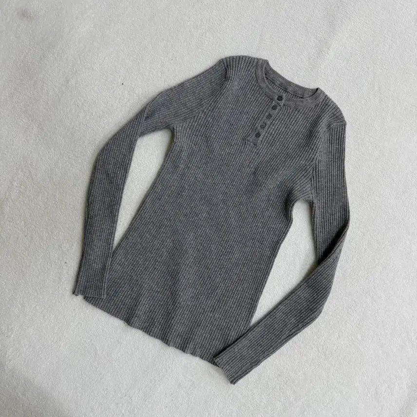 [BUNJANG] F Design by Seoul Ribbed Knit Top / F 디자인바이서울 여성 골지 니트 0319T