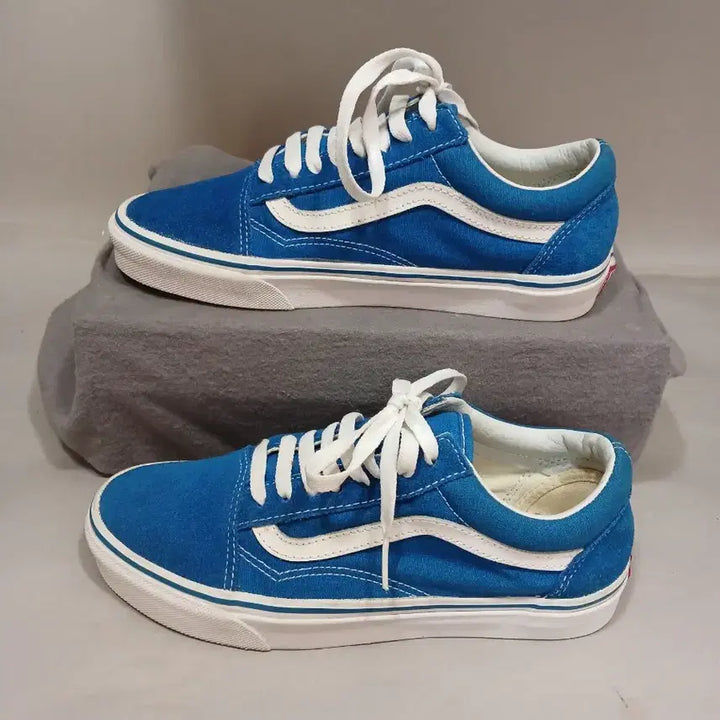 [BUNJANG] Vans Old Skool Core Classic Blue Sneakers / 반스올드스쿨 코어클래식 블루 245