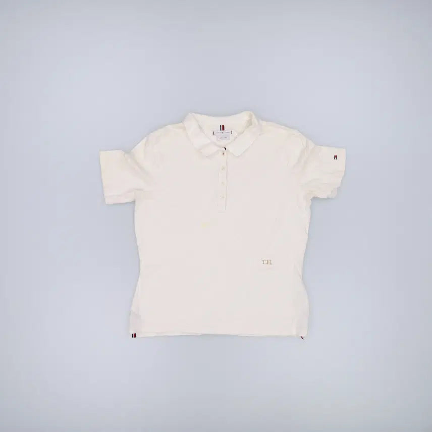 [BUNJANG] Tommy Hilfiger Regular Fit Short Sleeve Polo Shirt / M 타미힐피거 레귤러핏 반팔카라티 0319H1