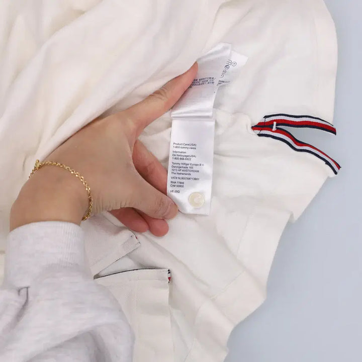 [BUNJANG] Tommy Hilfiger Regular Fit Short Sleeve Polo Shirt / M 타미힐피거 레귤러핏 반팔카라티 0319H1