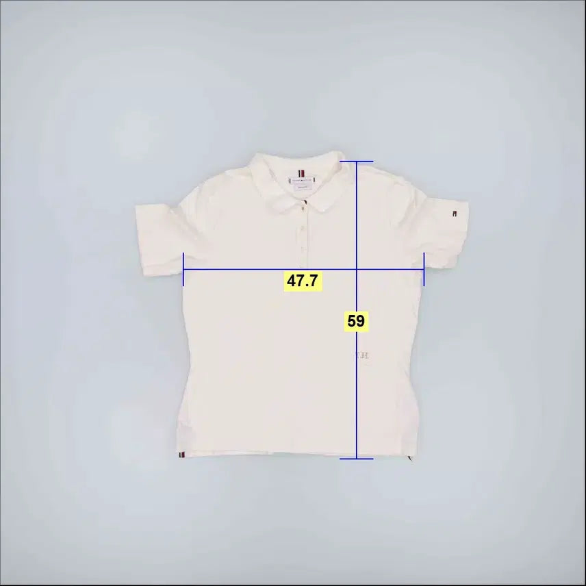 [BUNJANG] Tommy Hilfiger Regular Fit Short Sleeve Polo Shirt / M 타미힐피거 레귤러핏 반팔카라티 0319H1