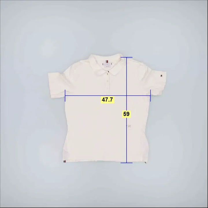 [BUNJANG] Tommy Hilfiger Regular Fit Short Sleeve Polo Shirt / M 타미힐피거 레귤러핏 반팔카라티 0319H1