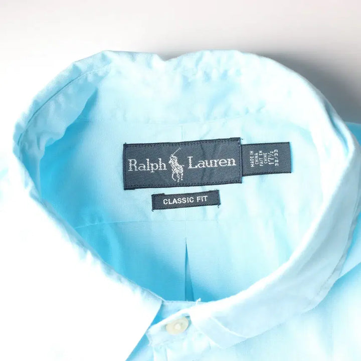[BUNJANG] Polo Ralph Lauren Light Blue Cotton Shirt XL / 폴로 랄프 로렌 셔츠 라이트 블루 XL