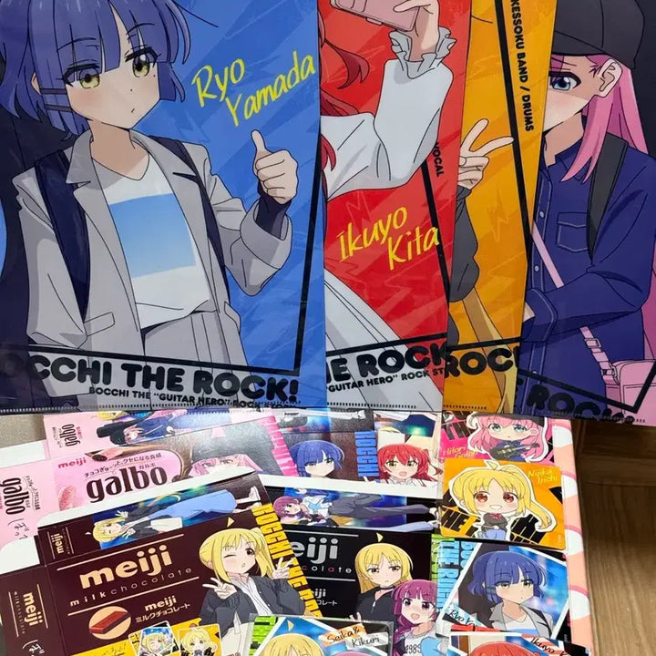 [BUNJANG] Bocchi the Rock! Lawson Collaboration Bundle Set / 봇치더록 봇치더락 로손 콜라보 클리어파일 마그넷 과자
