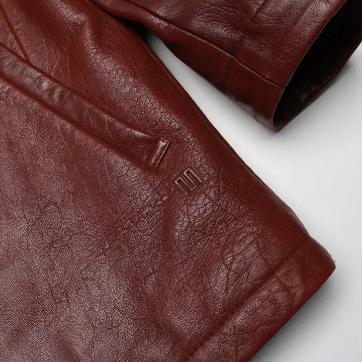 [BUNJANG] Maestro Vintage Brown Lambskin Jacket / [XL] 마에스트로 빈티지 브라운 램스킨 자켓