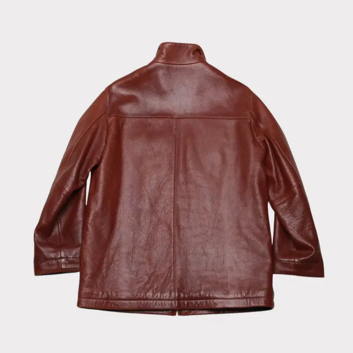 [BUNJANG] Maestro Vintage Brown Lambskin Jacket / [XL] 마에스트로 빈티지 브라운 램스킨 자켓