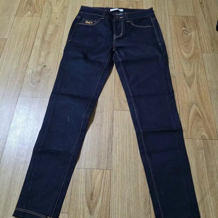 [BUNJANG] Plac Jeans Slim Skinny Denim Pants for Women / 플랙진 진청 데님 바지 슬림스키니 여성용 24사이즈