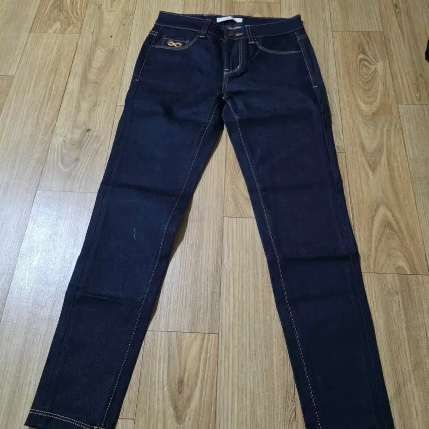 [BUNJANG] Plac Jeans Slim Skinny Denim Pants for Women / 플랙진 진청 데님 바지 슬림스키니 여성용 24사이즈