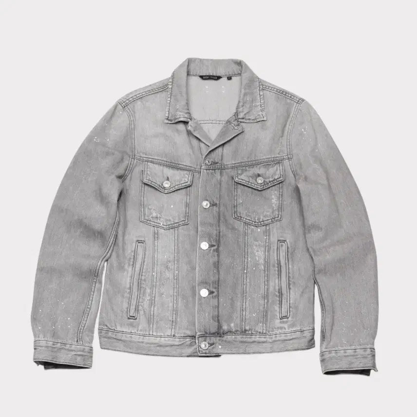 [BUNJANG] Antony Morato Painting Denim Jacket / [M] 안토니 모라토 페인팅 데님자켓