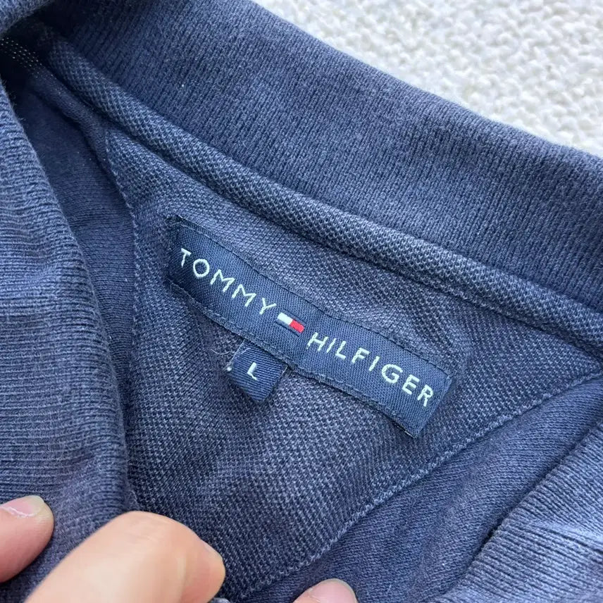 [BUNJANG] Tommy Hilfiger Short Sleeve Polo Shirt / L 타미힐피거 반팔 카라 티셔츠 0313E
