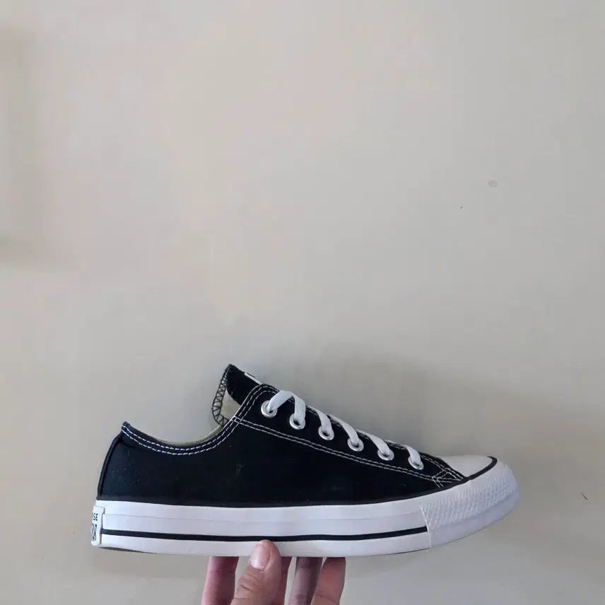 [BUNJANG] Converse Chuck Taylor All Star Classic Low Black White Sneakers / [265] 컨버스 척테일러 올스타 클래식 CT AS 로우 블랙화이트