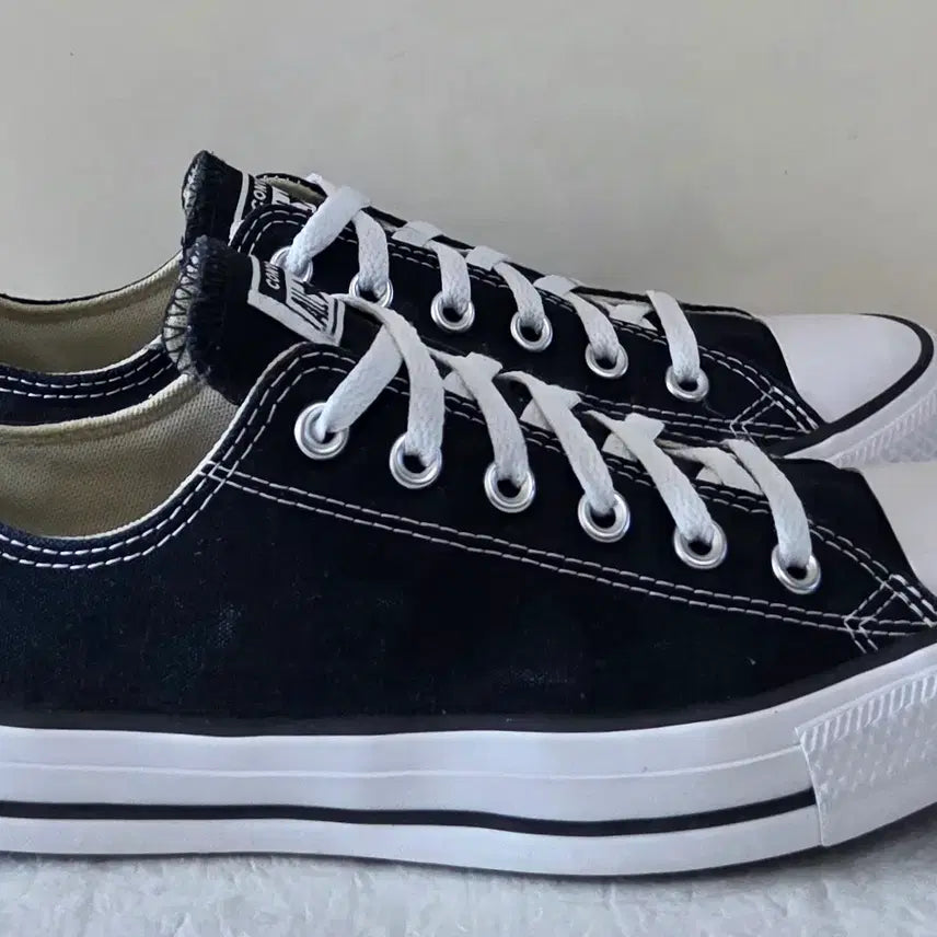 [BUNJANG] Converse Chuck Taylor All Star Classic Low Black White Sneakers / [265] 컨버스 척테일러 올스타 클래식 CT AS 로우 블랙화이트