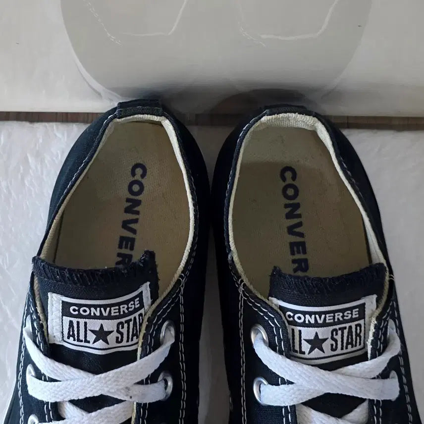 [BUNJANG] Converse Chuck Taylor All Star Classic Low Black White Sneakers / [265] 컨버스 척테일러 올스타 클래식 CT AS 로우 블랙화이트